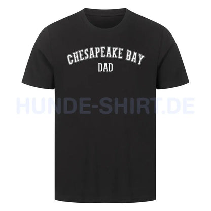 Premium T-Shirt "Chesapeake Bay - DAD" Schwarz – hunde-shirt.de