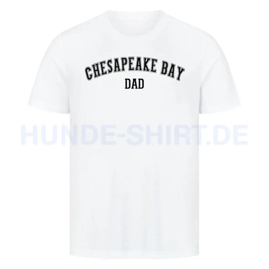 Premium T-Shirt "Chesapeake Bay - DAD" Weiß – hunde-shirt.de