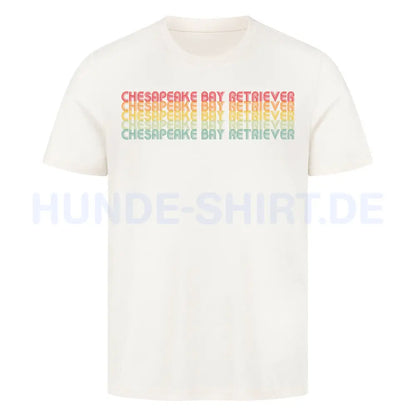 Premium T-Shirt "Chesapeake Bay - Letters" Natural Raw – hunde-shirt.de