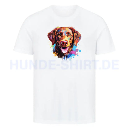 Premium T-Shirt "Chesapeake Bay Retriever Paint" Weiß – hunde-shirt.de