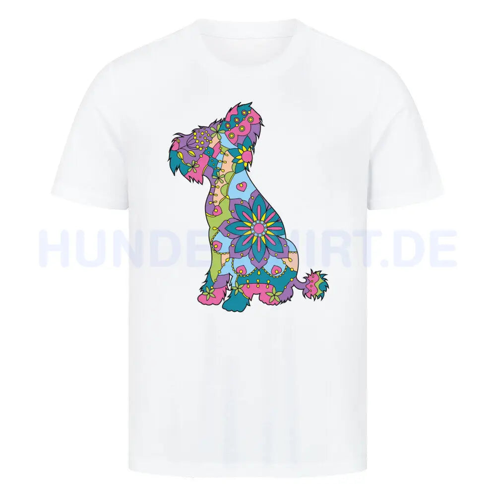 Premium T-Shirt "Chinese Crested Shadow" Weiß – hunde-shirt.de