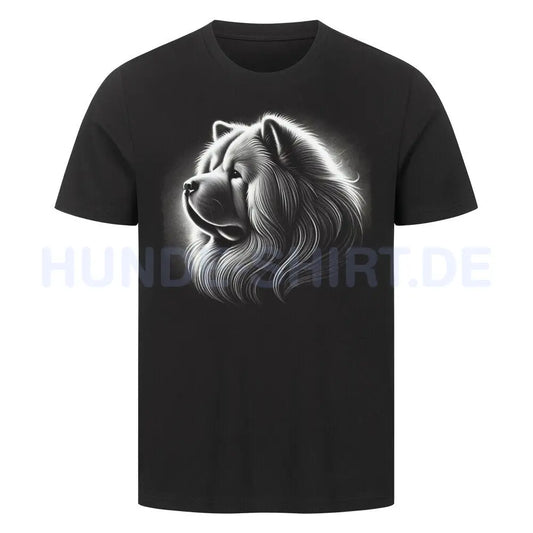 Premium T-Shirt "Chow-Chow - Bright" Schwarz – hunde-shirt.de