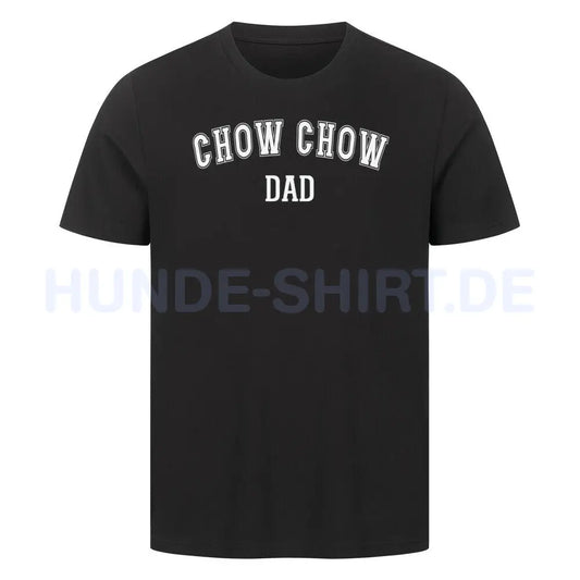 Premium T-Shirt "Chow-Chow - DAD" Schwarz – hunde-shirt.de