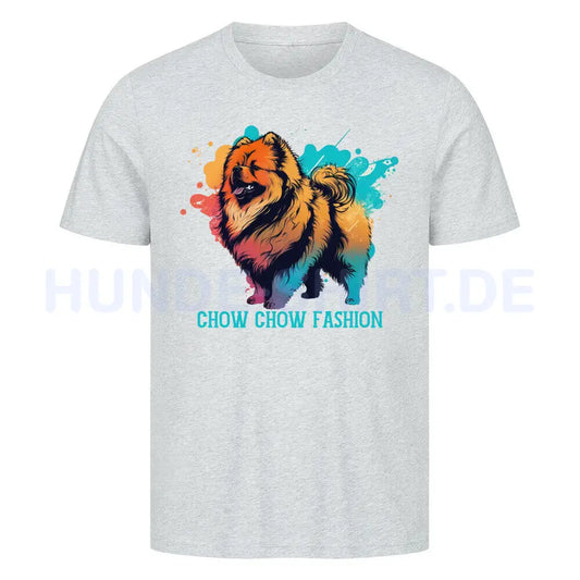 Premium T-Shirt "Chow-Chow - Fashion" Heather Grey – hunde-shirt.de