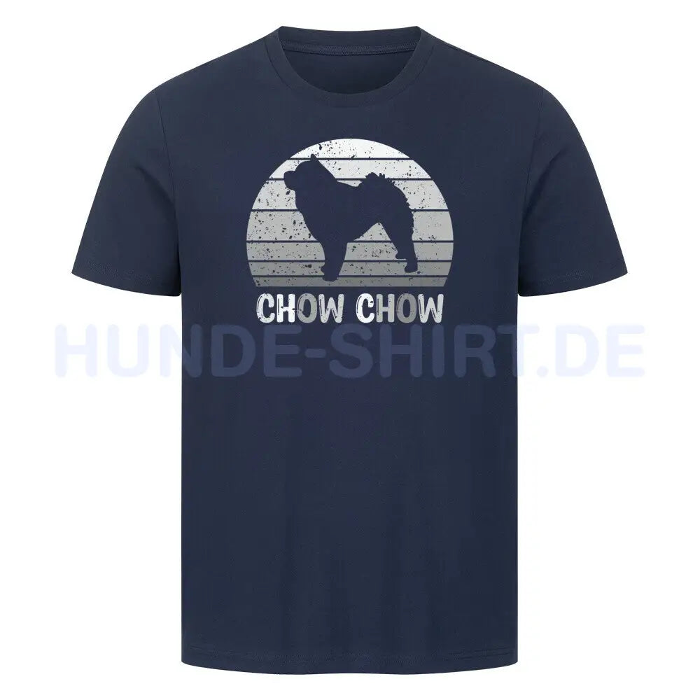 Premium T-Shirt "Chow-Chow" French Navy – hunde-shirt.de