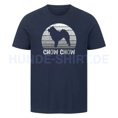 Premium T-Shirt "Chow-Chow" French Navy – hunde-shirt.de