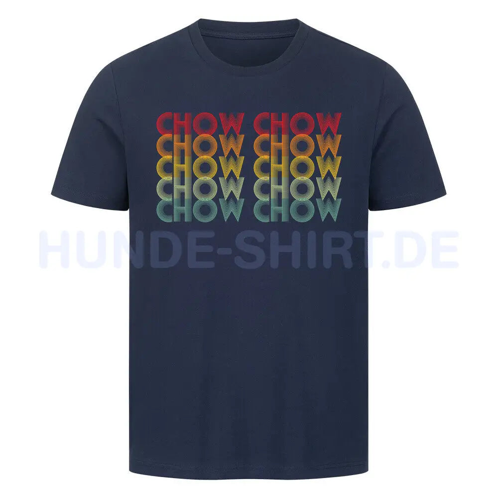 Premium T-Shirt "Chow-Chow" French Navy – hunde-shirt.de