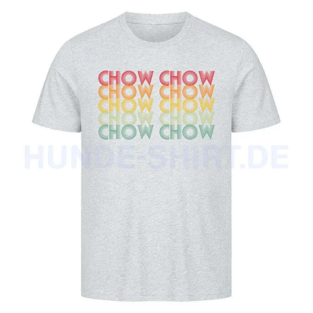 Premium T-Shirt "Chow-Chow" Heather Grey – hunde-shirt.de