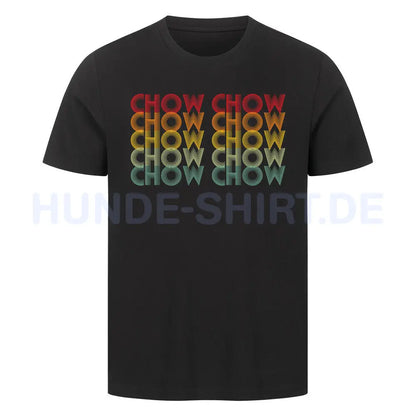 Premium T-Shirt "Chow-Chow" Schwarz – hunde-shirt.de