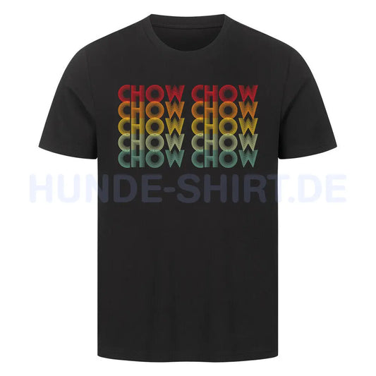 Premium T-Shirt "Chow-Chow" Schwarz – hunde-shirt.de