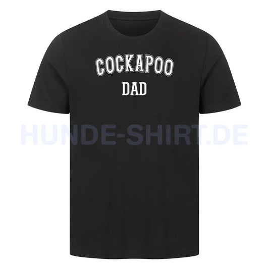 Premium T-Shirt "Cockapoo - DAD" Schwarz – hunde-shirt.de