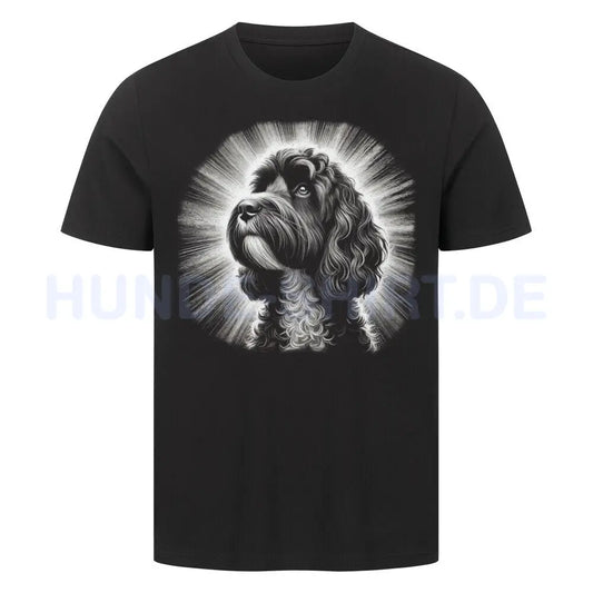 Premium T-Shirt "Cockapoo - Shine" Schwarz – hunde-shirt.de