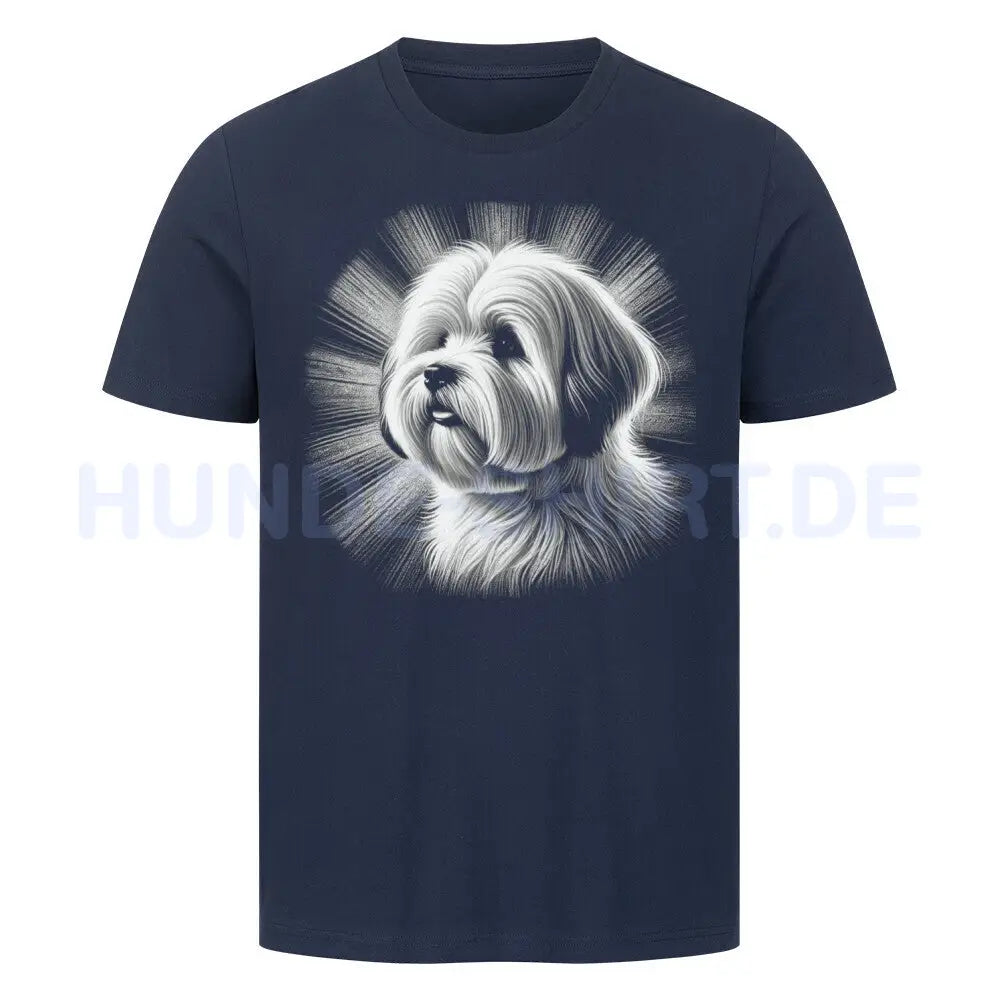 Premium T-Shirt "Coton de Tuléar - Shine" French Navy – hunde-shirt.de