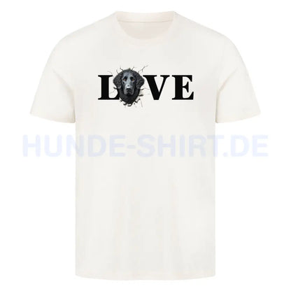 Premium T-Shirt "Curly Coated Retriever LOVE" Natural Raw – hunde-shirt.de