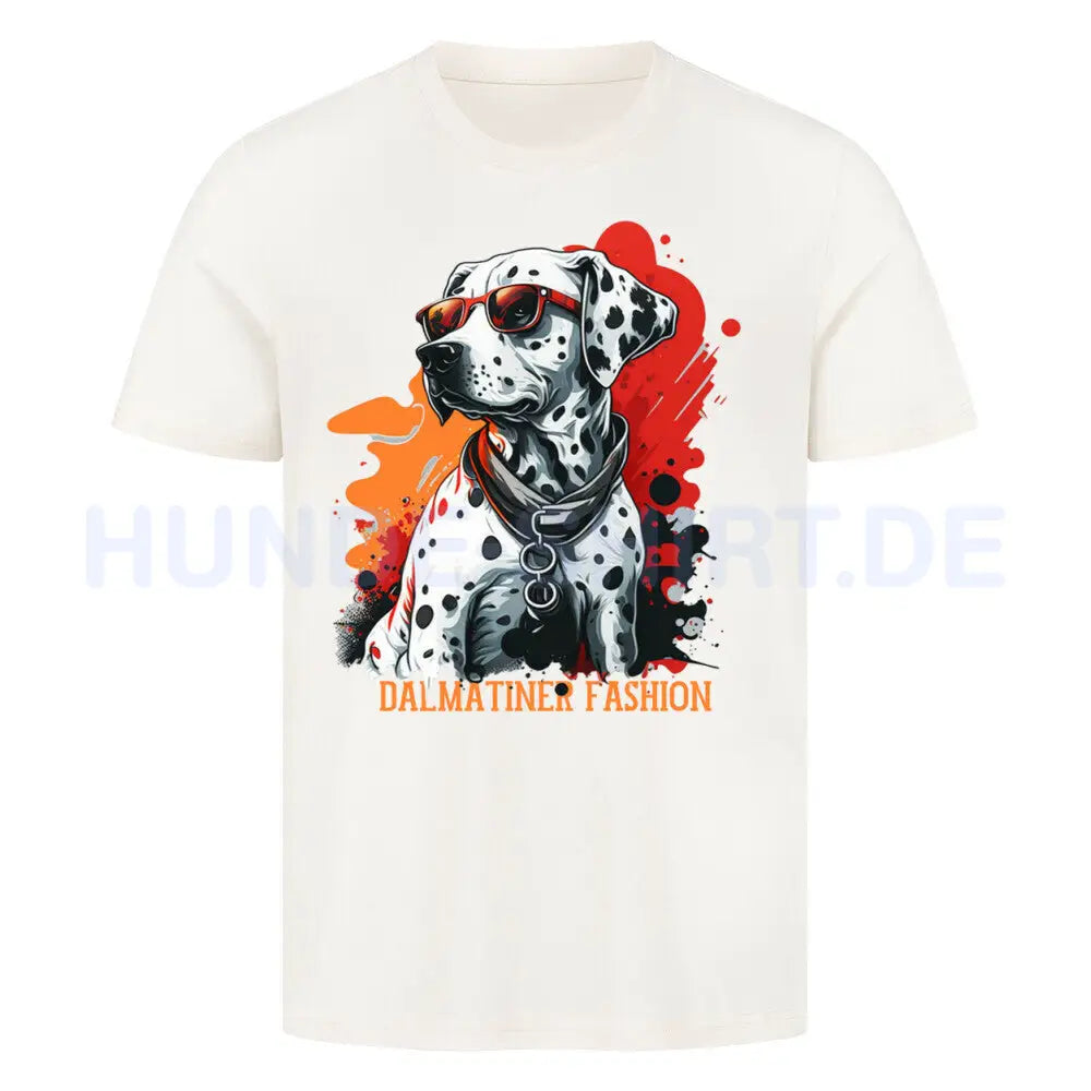 Premium T-Shirt "Dalmatiner - Fashion" Natural Raw – hunde-shirt.de