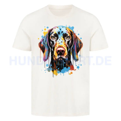 Premium T-Shirt "Deutsch Kurzhaar - Paint" Natural Raw – hunde-shirt.de