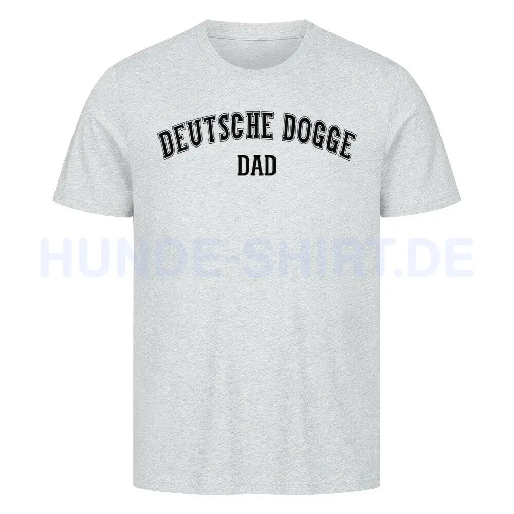 Premium T-Shirt "Deutsche Dogge - DAD" Heather Grey – hunde-shirt.de