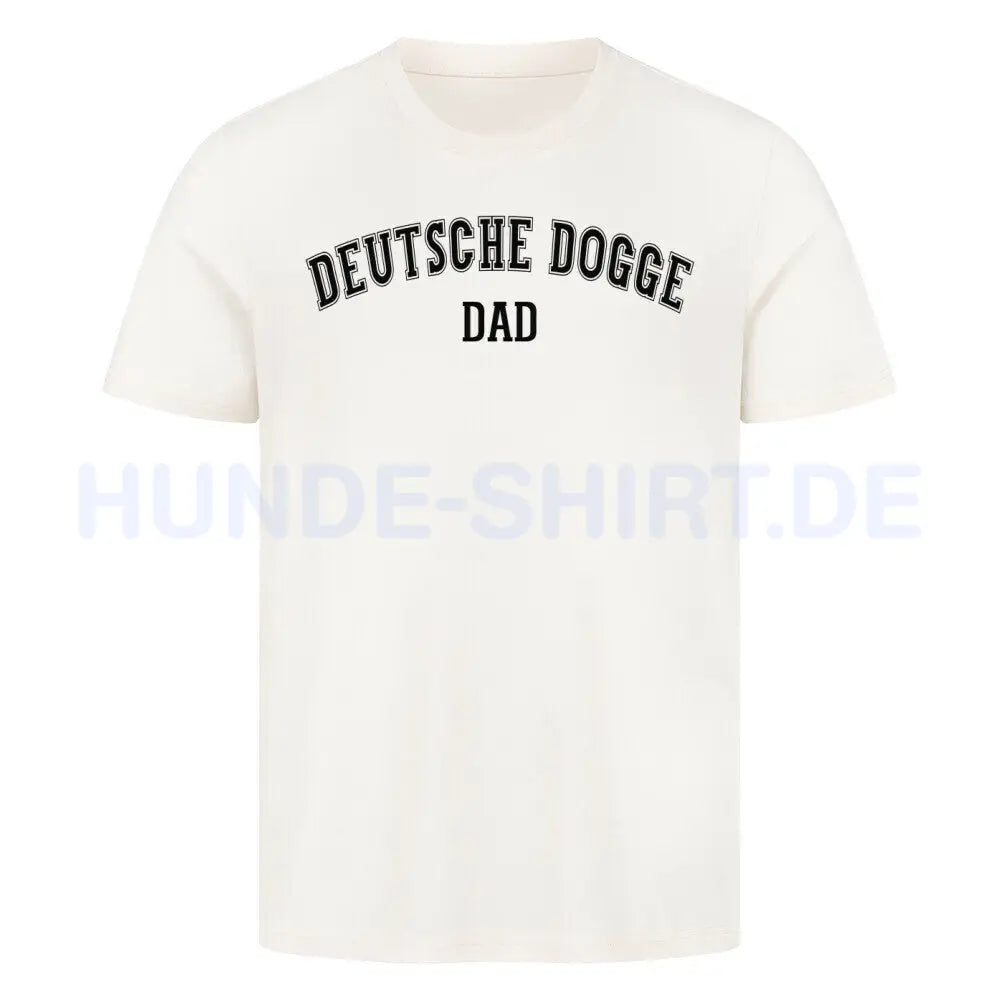 Premium T-Shirt "Deutsche Dogge - DAD" Natural Raw – hunde-shirt.de