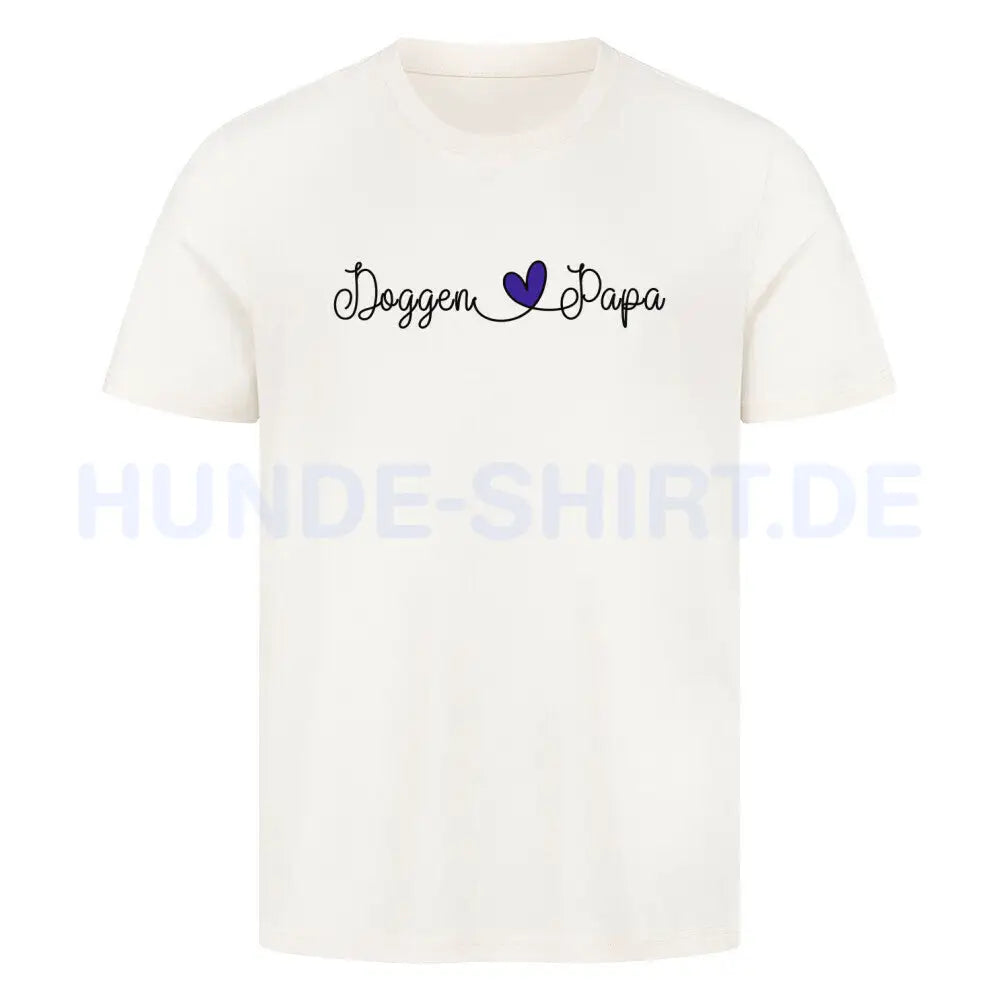 Premium T-Shirt "Deutsche Dogge - Papa" Natural Raw – hunde-shirt.de