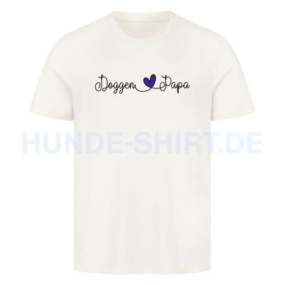 Premium T-Shirt "Deutsche Dogge - Papa" Natural Raw – hunde-shirt.de