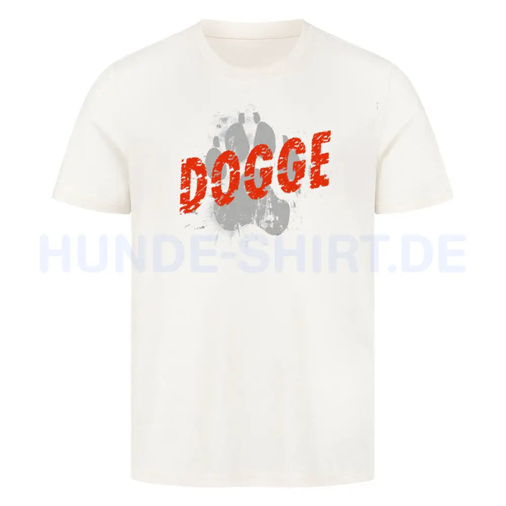 Premium T-Shirt "Deutsche Dogge - PAW" Natural Raw – hunde-shirt.de