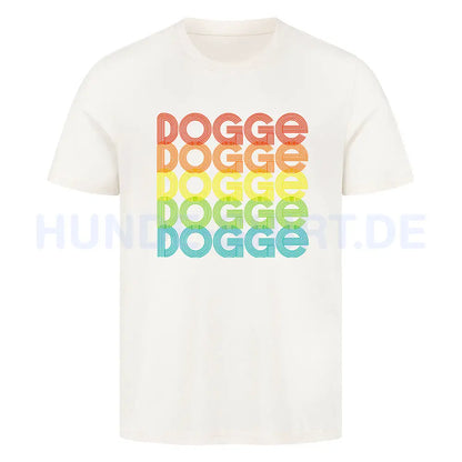 Premium T-Shirt "Deutsche Dogge - RETRO 2" Natural Raw – hunde-shirt.de