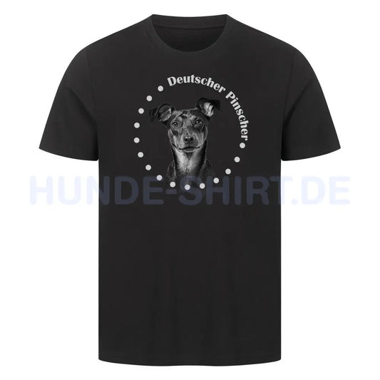 Premium T-Shirt "Deutscher Pinscher R" Schwarz – hunde-shirt.de