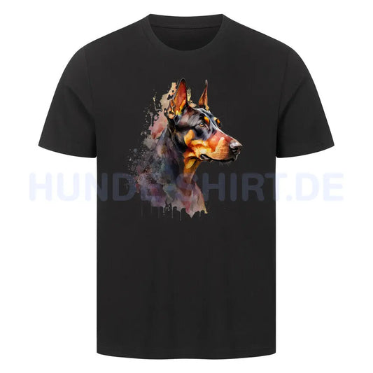 Premium T-Shirt "Dobermann!" Schwarz – hunde-shirt.de