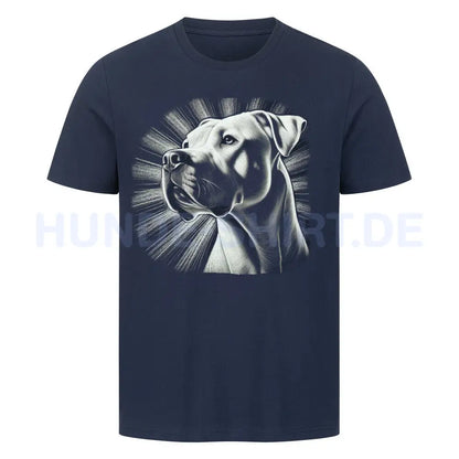 Premium T-Shirt "Dogo Argentino - Bright" French Navy – hunde-shirt.de