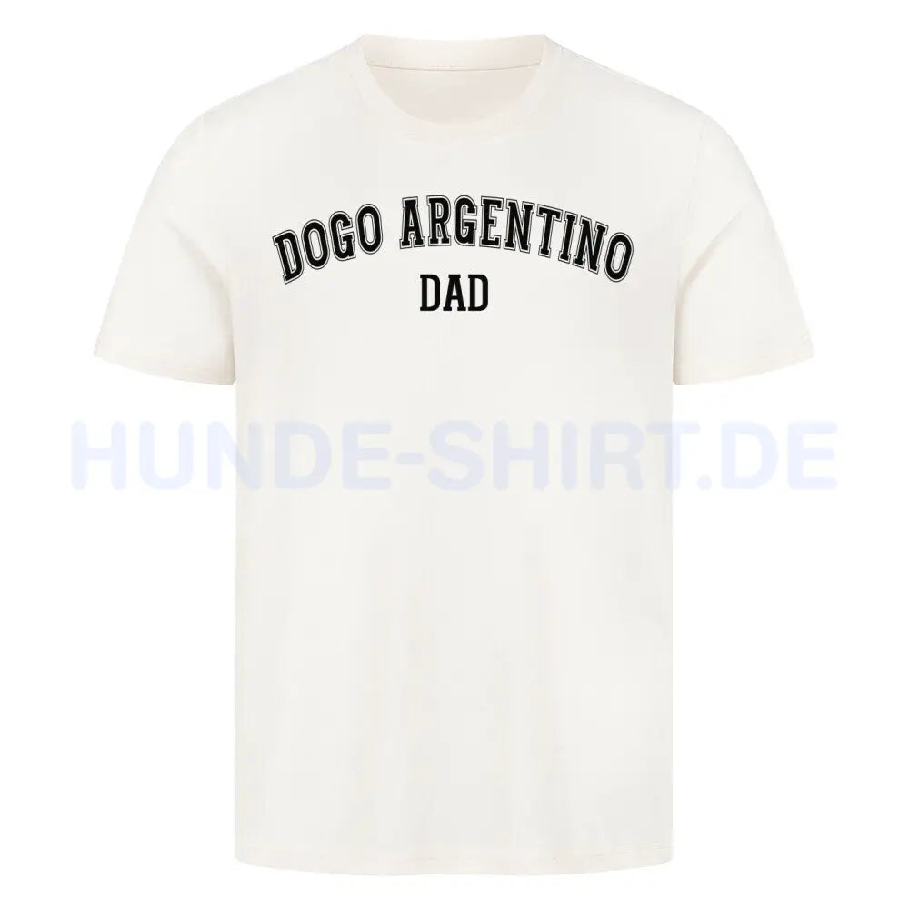 Premium T-Shirt "Dogo Argentino - DAD" Natural Raw – hunde-shirt.de