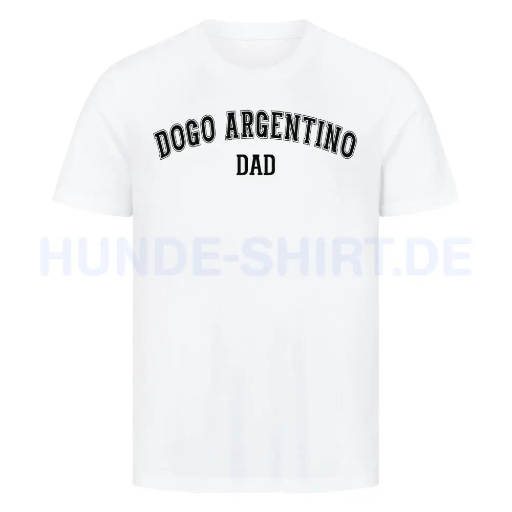 Premium T-Shirt "Dogo Argentino - DAD" Weiß – hunde-shirt.de