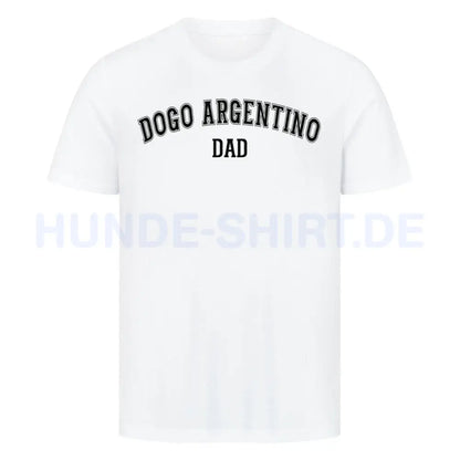 Premium T-Shirt "Dogo Argentino - DAD" Weiß – hunde-shirt.de