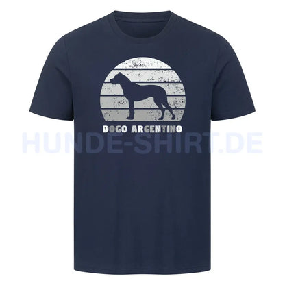 Premium T-Shirt "Dogo Argentino s" French Navy – hunde-shirt.de