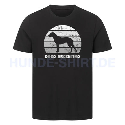 Premium T-Shirt "Dogo Argentino s" Schwarz – hunde-shirt.de