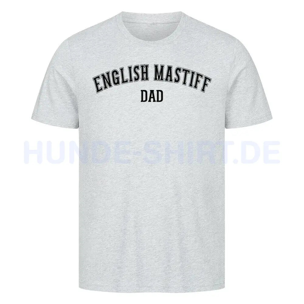 Premium T-Shirt "English Mastiff - DAD" Heather Grey – hunde-shirt.de