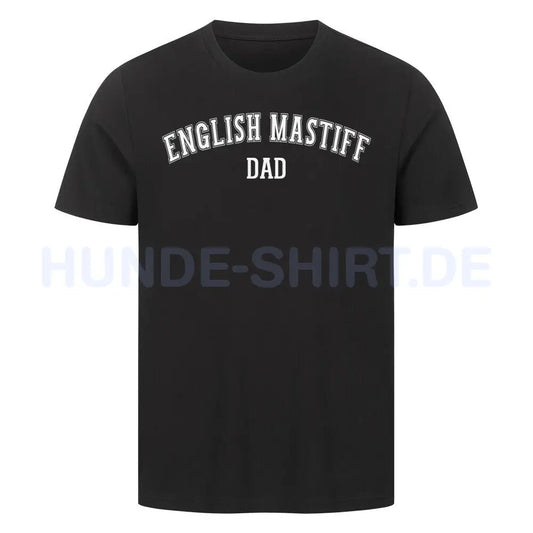 Premium T-Shirt "English Mastiff - DAD" Schwarz – hunde-shirt.de