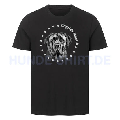 Premium T-Shirt "English Mastiff R" Schwarz – hunde-shirt.de