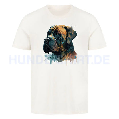 Premium T-Shirt "English Mastiff - Raw" Natural Raw – hunde-shirt.de