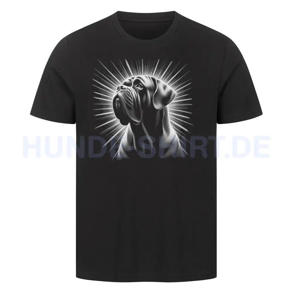 Premium T-Shirt "English Mastiff - Shine" Schwarz – hunde-shirt.de