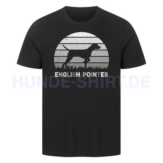 Premium T-Shirt "English Pointer" Schwarz – hunde-shirt.de