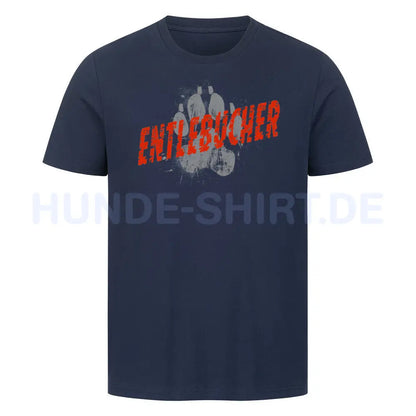 Premium T-Shirt "Entlebucher Sennenhund - PAW" French Navy – hunde-shirt.de