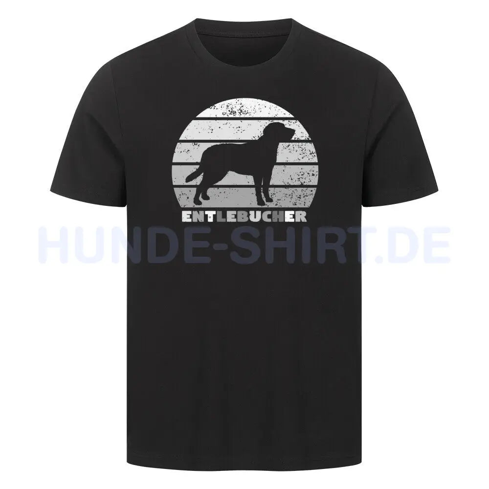 Premium T-Shirt "Entlebucher Sennenhund" Schwarz – hunde-shirt.de