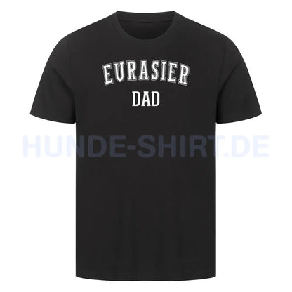 Premium T-Shirt "Eurasier - DAD" Schwarz – hunde-shirt.de