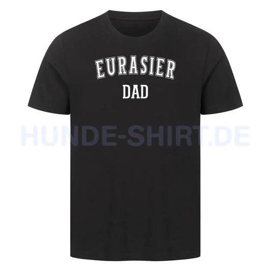 Premium T-Shirt "Eurasier - DAD" Schwarz – hunde-shirt.de