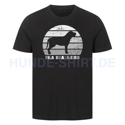 Premium T-Shirt "Fila Brasileiro" Schwarz – hunde-shirt.de