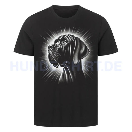 Premium T-Shirt "Fila Brasileiro - Shine" Schwarz – hunde-shirt.de