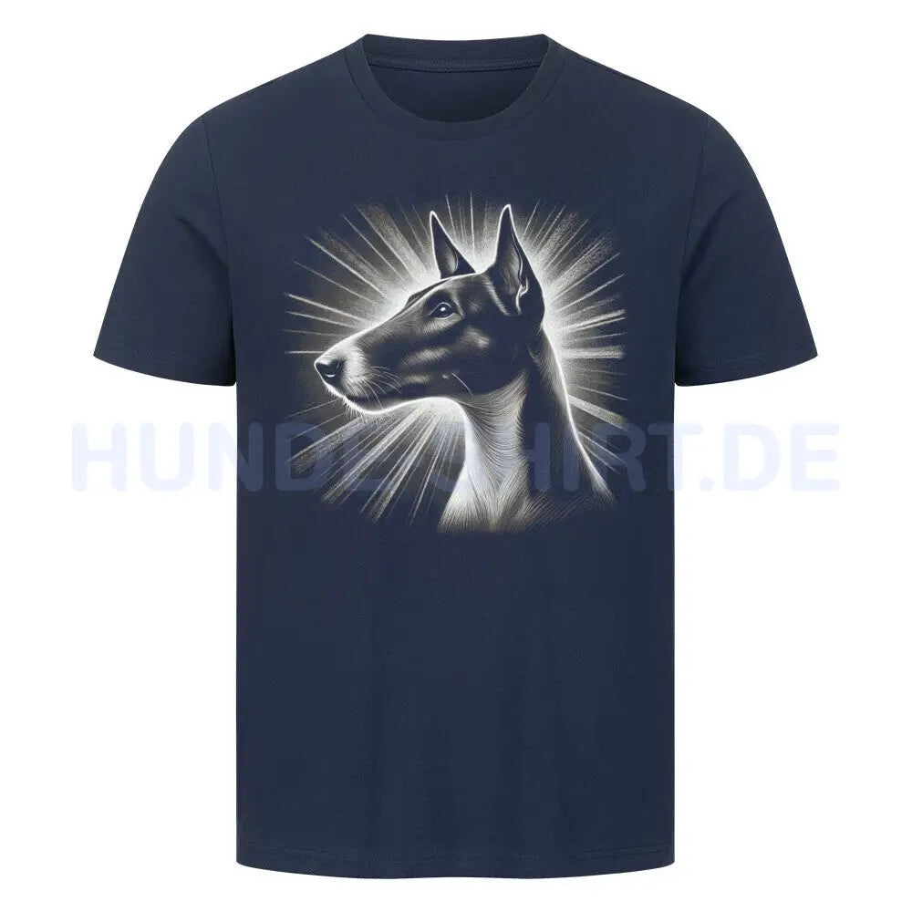 Premium T-Shirt "Foxterrier ( Glatthaar ) - Shine" French Navy – hunde-shirt.de