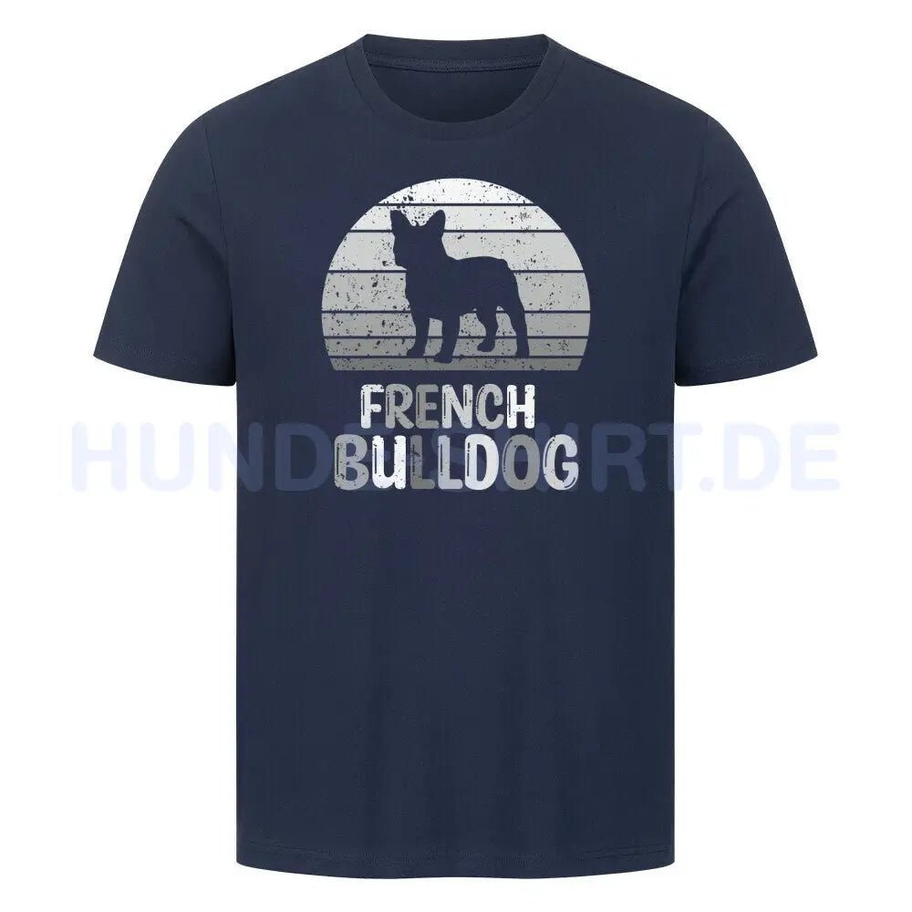 Premium T-Shirt "French Bulldog" French Navy – hunde-shirt.de