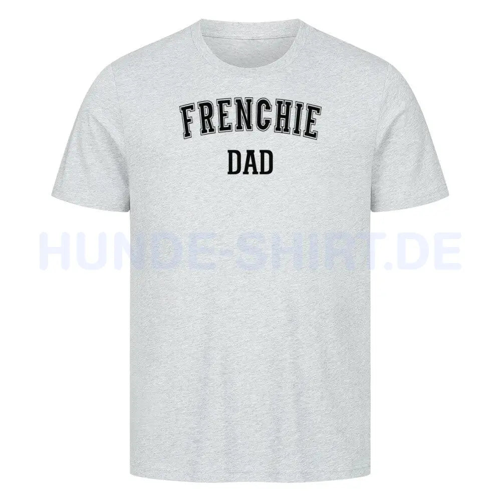 Premium T-Shirt "Frenchie - DAD" Heather Grey – hunde-shirt.de