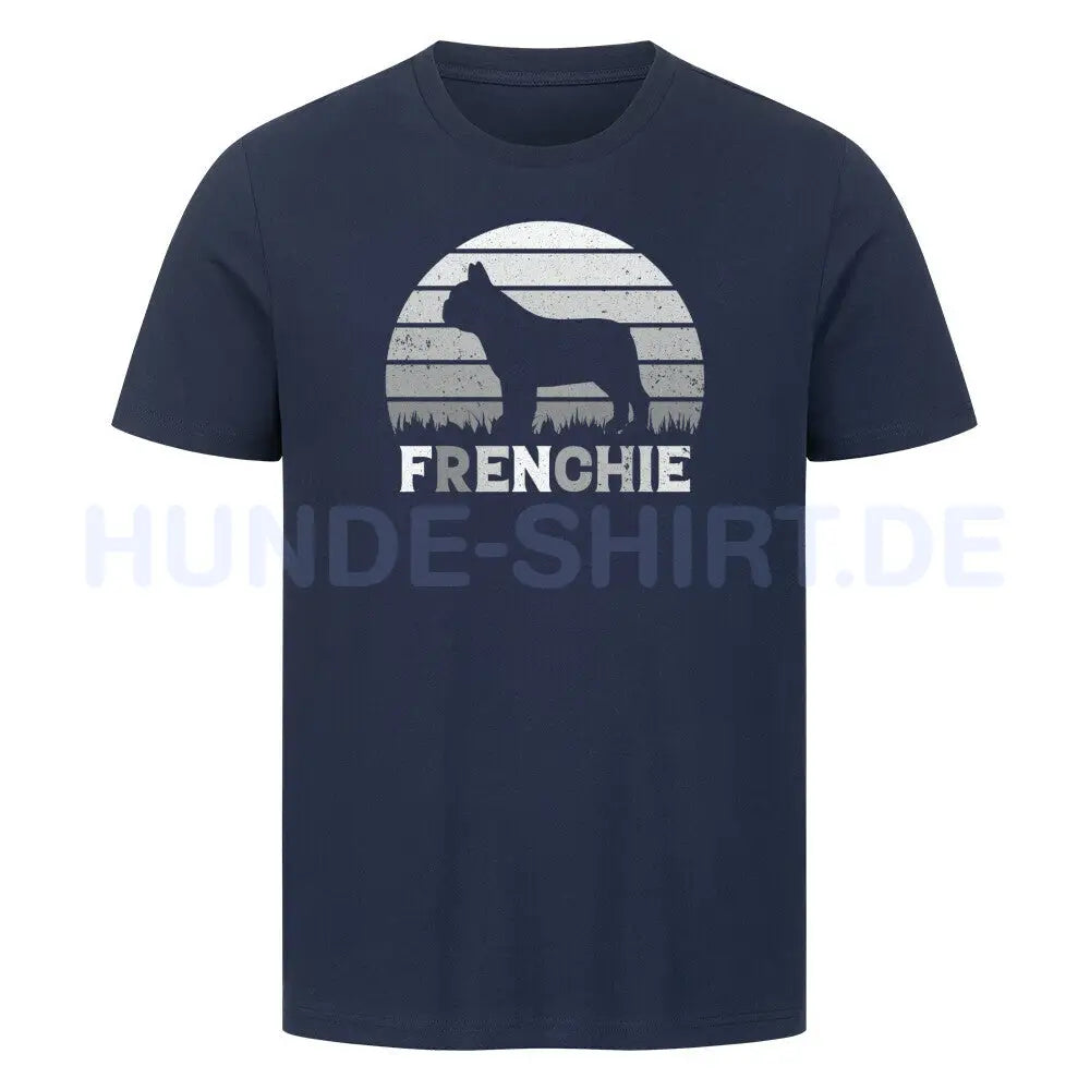 Premium T-Shirt "Frenchie" French Navy – hunde-shirt.de